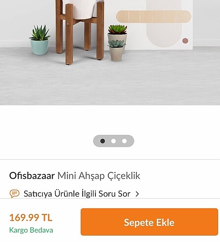 MİNİ AHŞAP ÇİÇEKLİK - Görsel 5