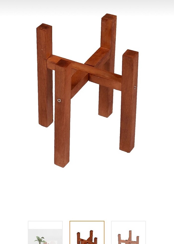 MİNİ AHŞAP ÇİÇEKLİK - Görsel 4