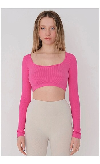Addax Addax Seamless Crop Bluz