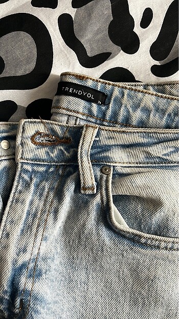 34 Beden Yırtmaçlı Flare Jeans