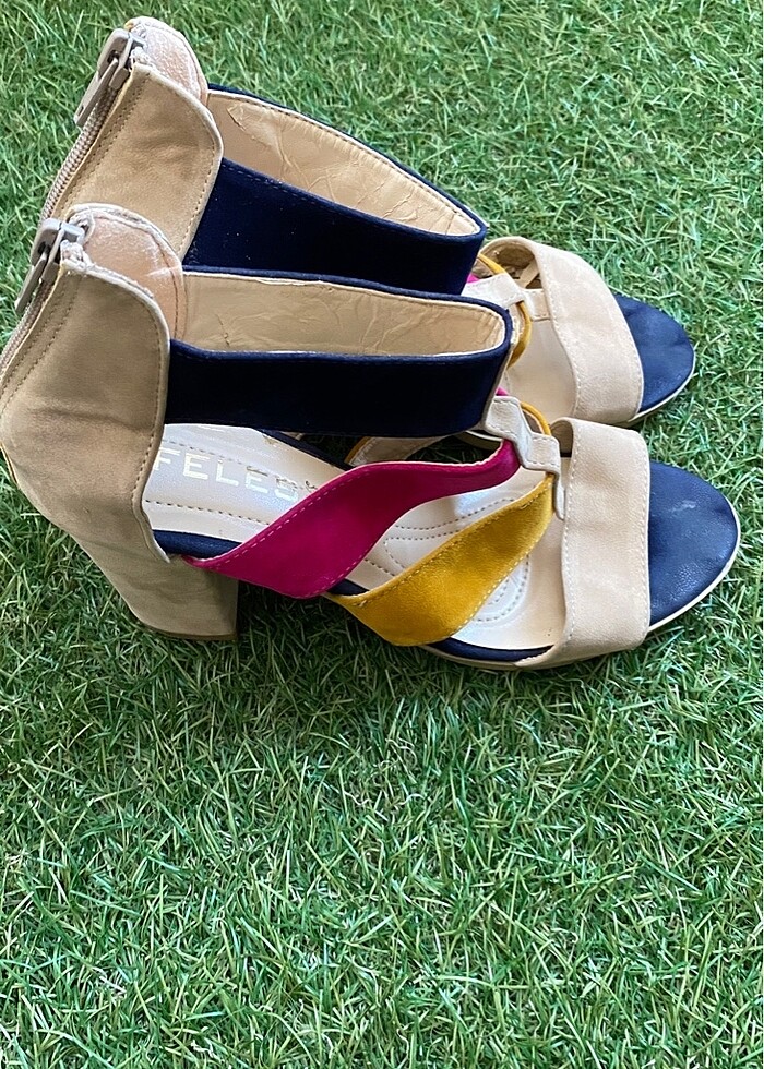 Topuklu yazlık ayakkabı - Görsel 2