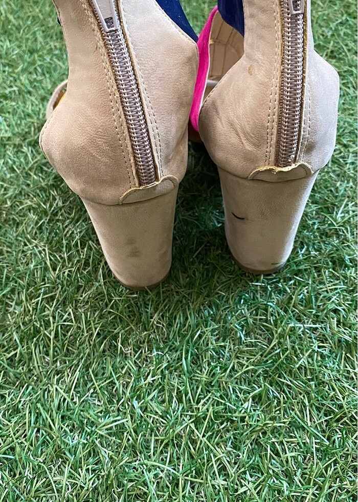 Topuklu yazlık ayakkabı - Görsel 4