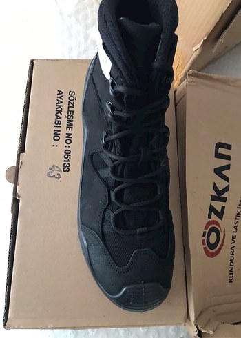 Siyah Bağcıklı gerçek deri bot - Görsel 8