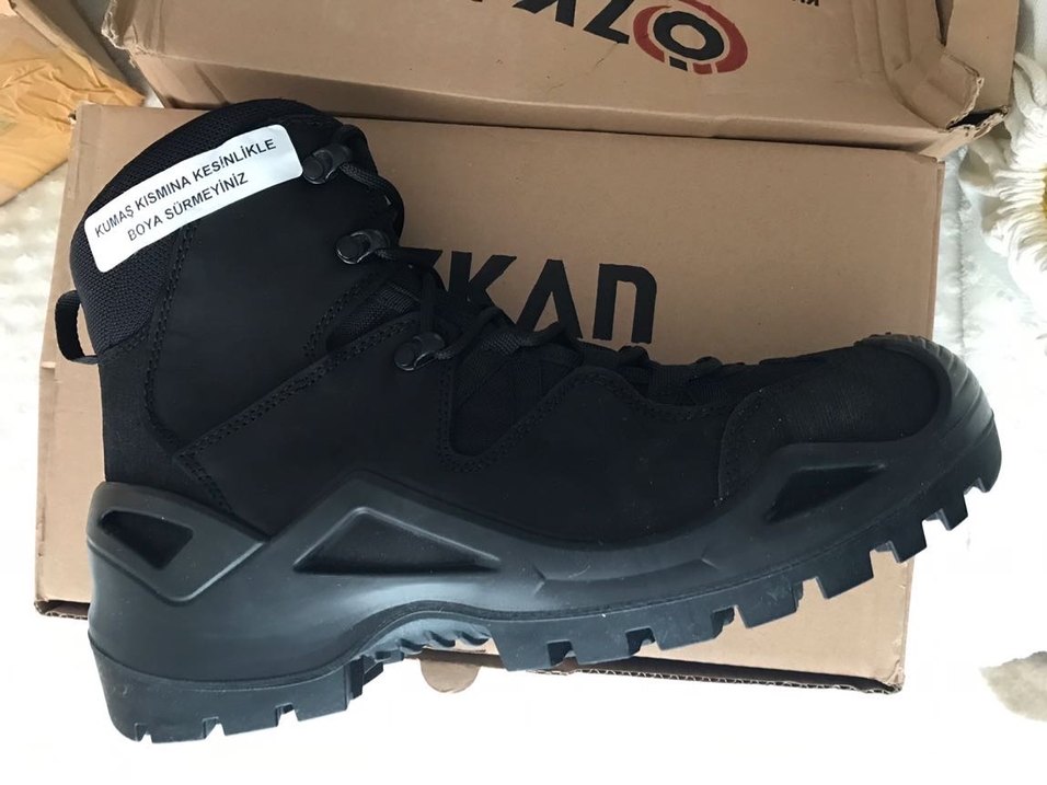 Siyah Bağcıklı gerçek deri bot - Görsel 3