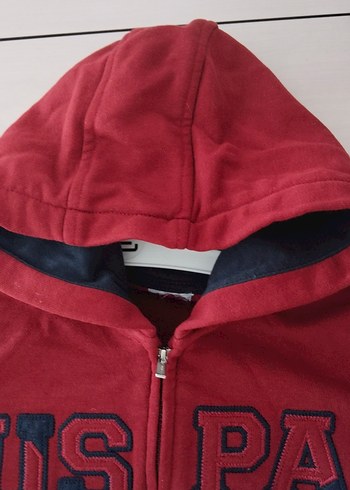 7 Yaş Beden U.S. Polo Assn. Erkek Bordo Sweatshirt