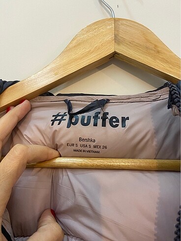s Beden lacivert Renk Bershka puffer şişme mont