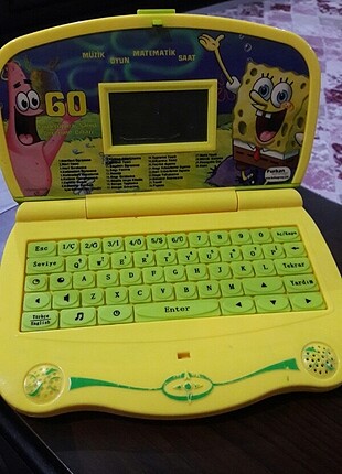 SÜNGER BOB OYUNCAK EĞİTİMLİ LAPTOP