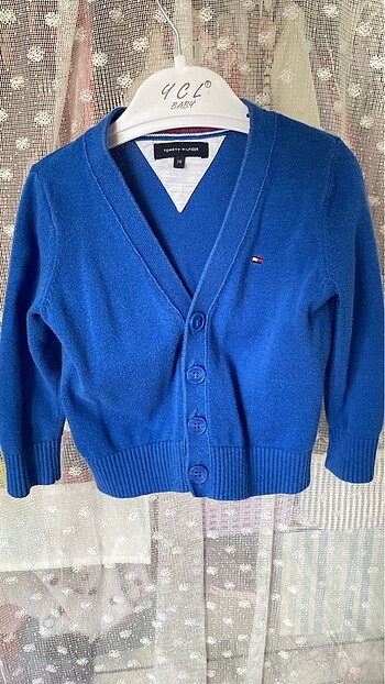 Tommy Hilfiger Orjinal Tommy Hilfiger bebek hırka