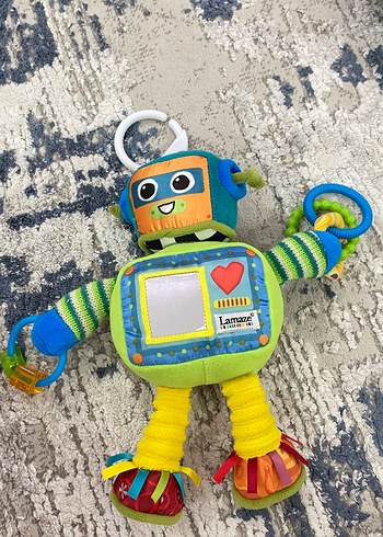Beden Renkli Robot Diş Kaşıyıcı ve Çıngırak
