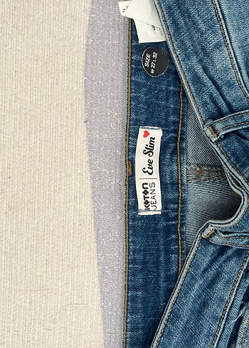 Koton Mavi Denim Normal Kesim Jean - Görsel 2