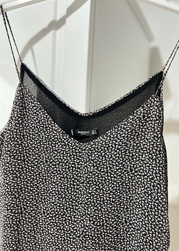 Mango Desenli V Yakalı Mini Elbise - Görsel 2