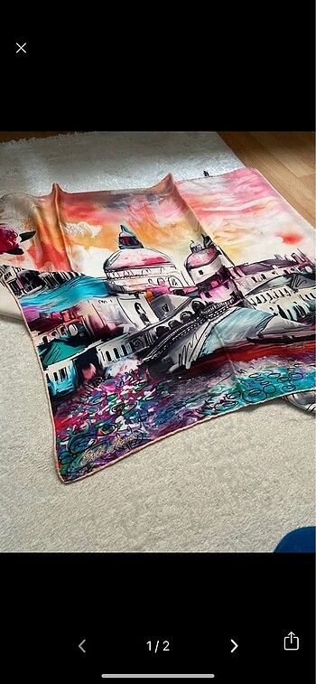 Twill ipek eşarp