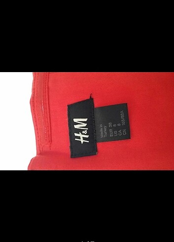 38 Beden H & M Straplez Elbise 