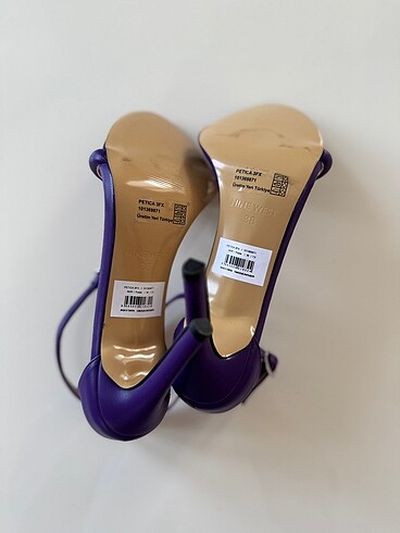 38 Beden mor Renk Sıfır Nine West Kadın Topuklu Ayakkabı