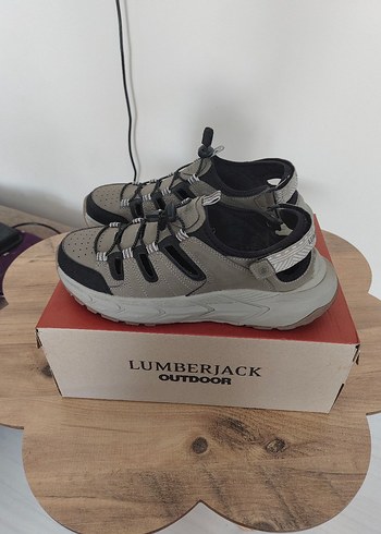 Lumberjack Gri Erkek Spor Şık Sandalet - Görsel 3