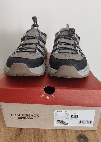 Lumberjack Gri Erkek Spor Şık Sandalet - Görsel 2