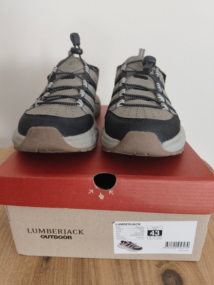 Lumberjack Gri Erkek Spor Şık Sandalet - Görsel 2