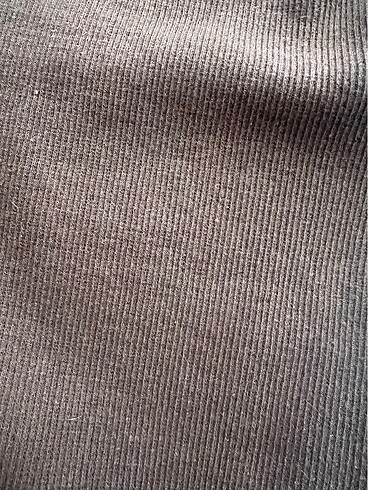 universal Beden kahverengi Renk Likrali crop bluz