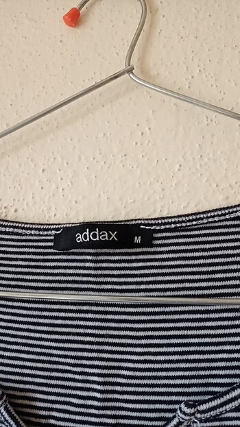 Addax çizgili crop top