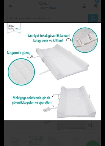 Bebek Alt değiştirme sungeri
