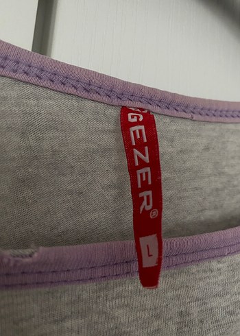 Kız Çocuk Uzun Kollu Dantel Detaylı Tişört - Görsel 4