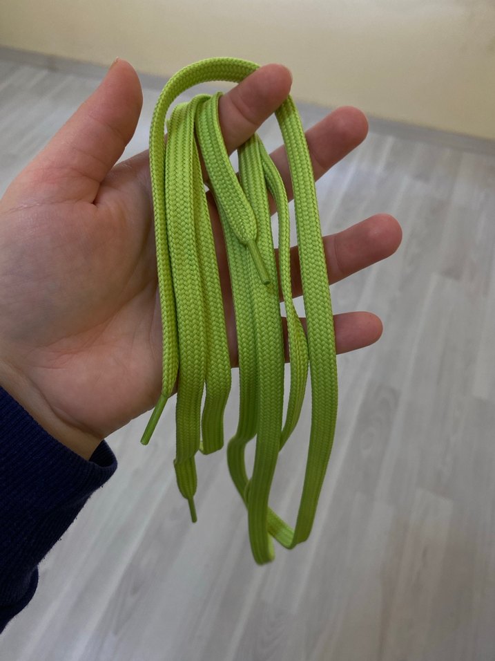 Yeşil Minimalist Erkek Ayakkabı Bağı - Görsel 4