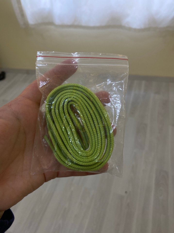 Yeşil Minimalist Erkek Ayakkabı Bağı - Görsel 2