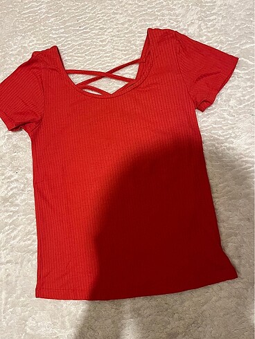 Diğer Sırt dekolte bluz/tshirt