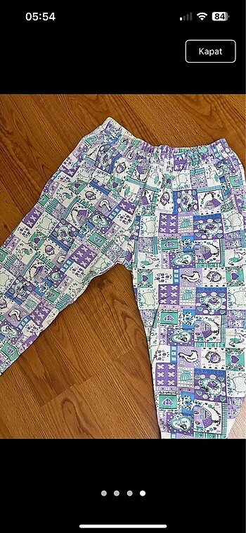 m Beden mor Renk Mor pijama takımı