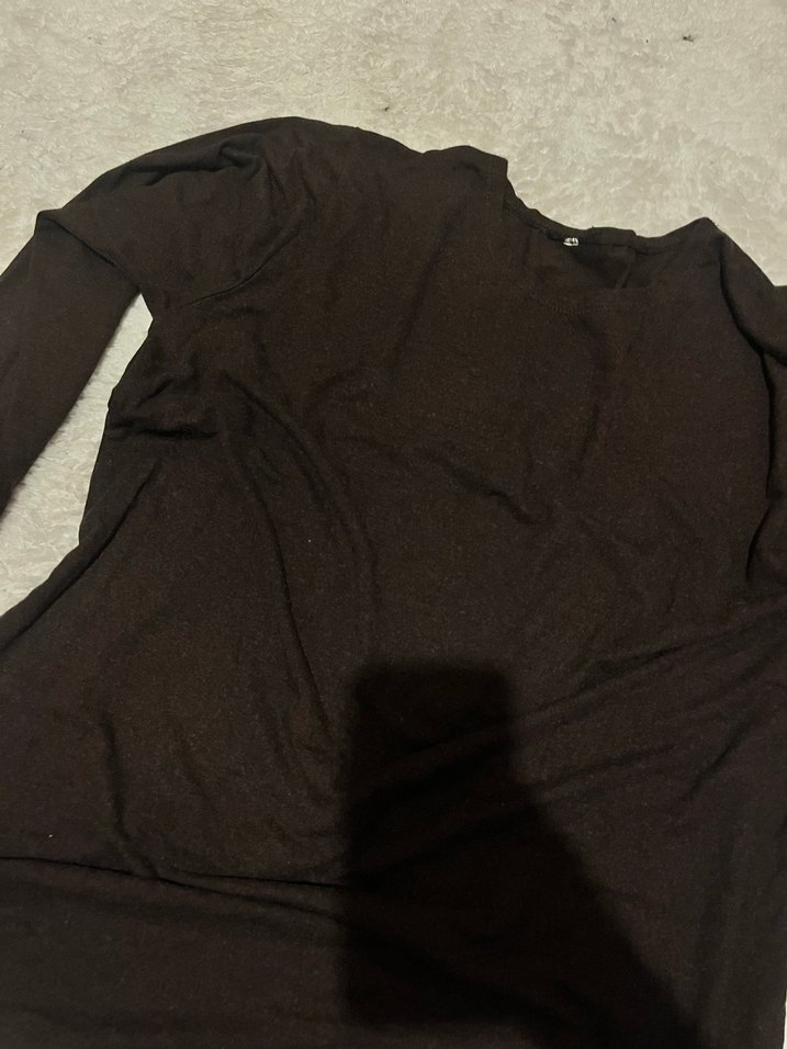 Kahverengi Salaş bluz - Görsel 2