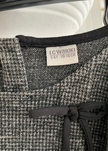 Lcw Marka Kışlık Gri Kız Elbisesi - Görsel 3