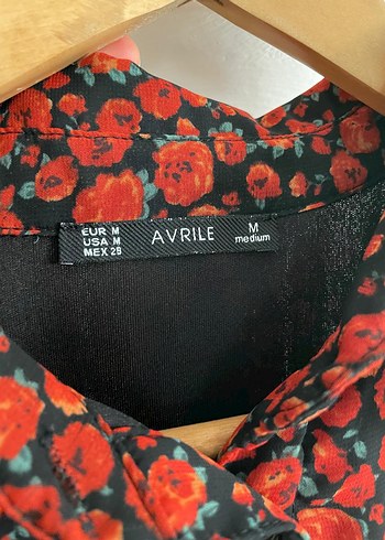 Kırmızı Bohem Uzun Kollu Midi Elbise - Görsel 3