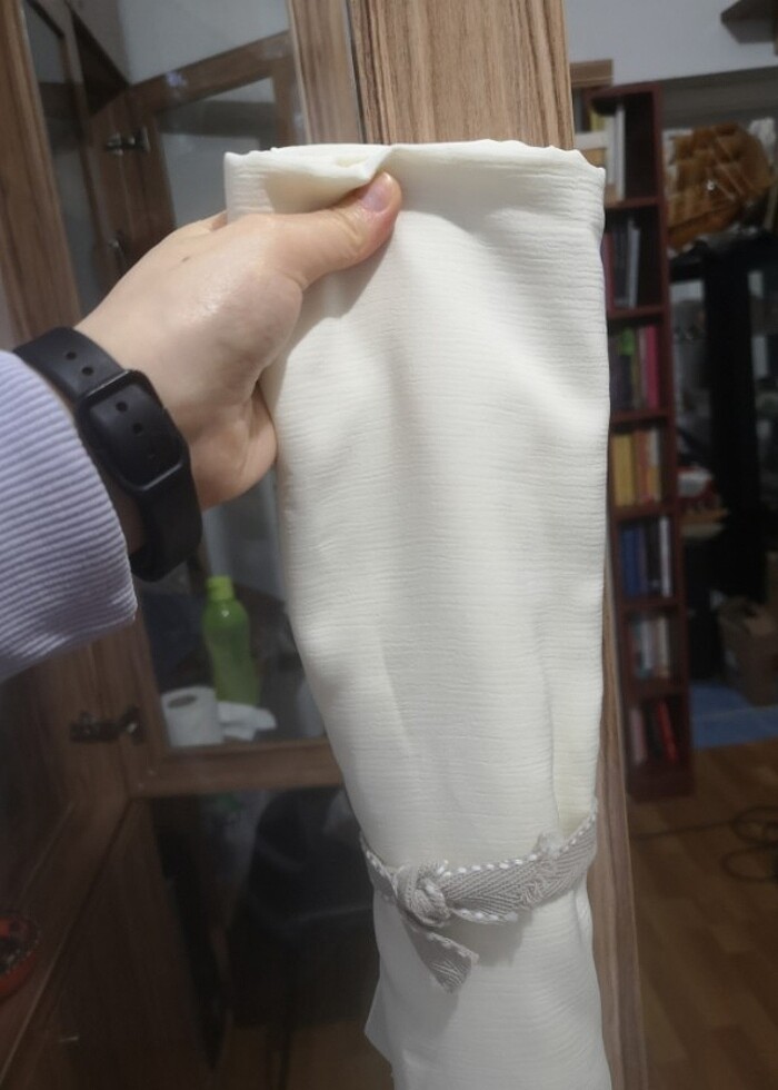 Fresh Scarfs Krem rengi şal. - Görsel 2