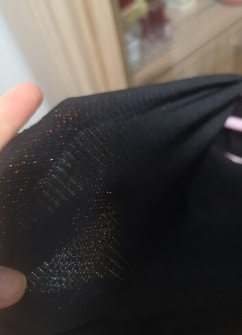 Orijinal zara simli uzun tunik sweat - Görsel 5