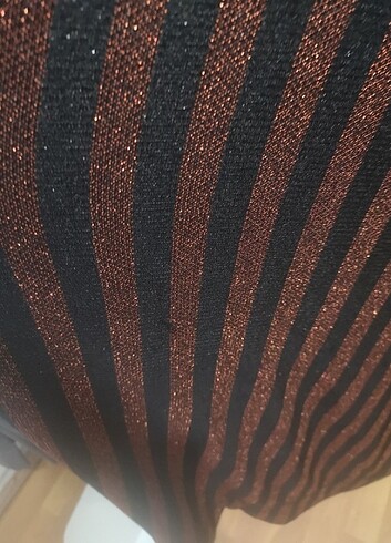 Orijinal zara simli uzun tunik sweat - Görsel 6