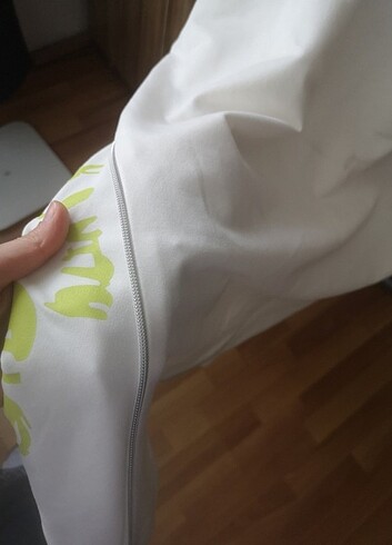 Beyaz etiketli pamuklu sweat tunik - Görsel 7