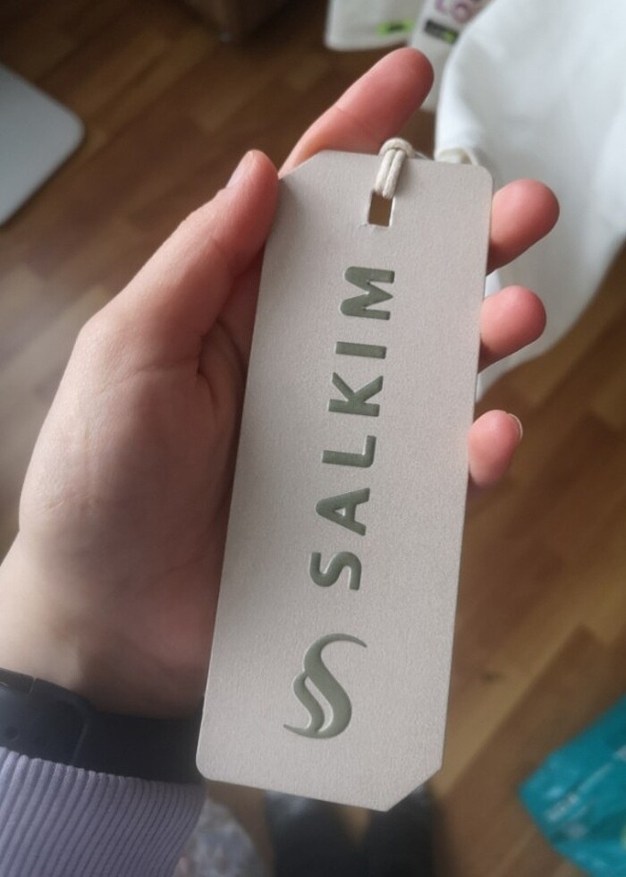 Beyaz etiketli pamuklu sweat tunik - Görsel 2