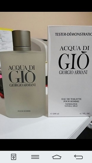 Armani ARMANİ ACQUA DI GIO 200 ML PARFÜM 