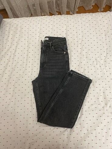 pull and bear jean siyah yıkamalı