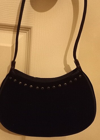 NİNE WEST MARKA KADİFE MİNİ ÇANTA-SIFIR - Görsel 7