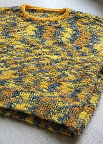 El Örgüsü Kadın Kazak | %100 El Yapımı - Görsel 2