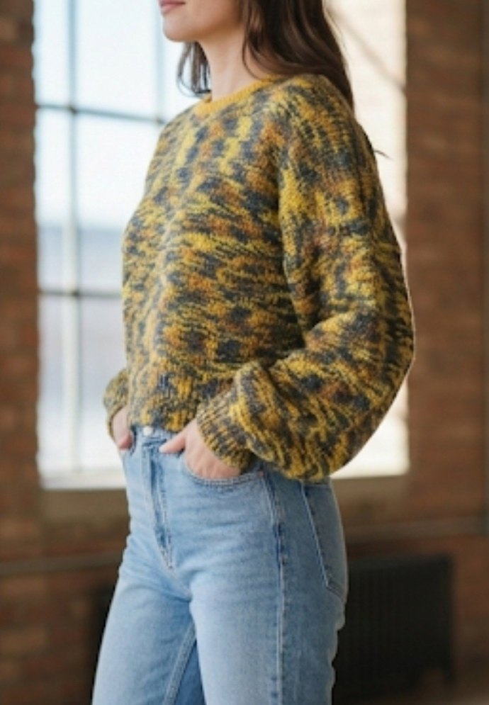 El Örgüsü Kadın Kazak | %100 El Yapımı - Görsel 5