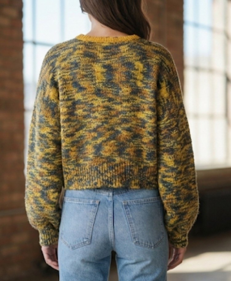 El Örgüsü Kadın Kazak | %100 El Yapımı - Görsel 4