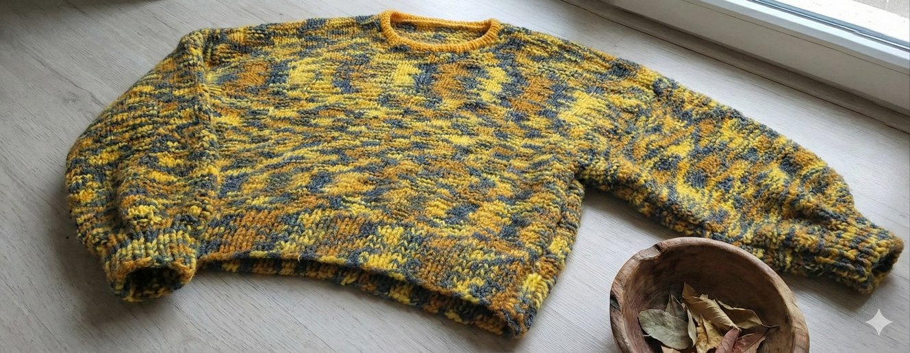 El Örgüsü Kadın Kazak | %100 El Yapımı - Görsel 2