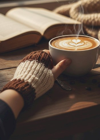 El Yapımı Parmaksız Örgü Eldivenler - Görsel 2