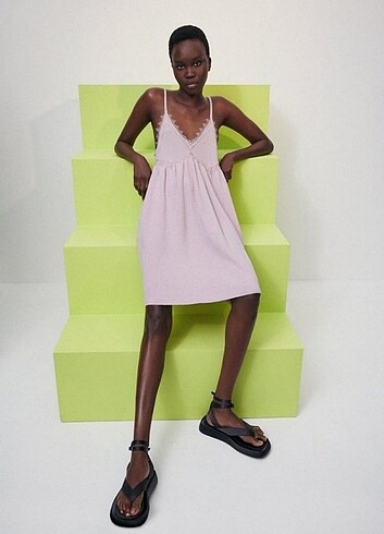 Zara triko elbise