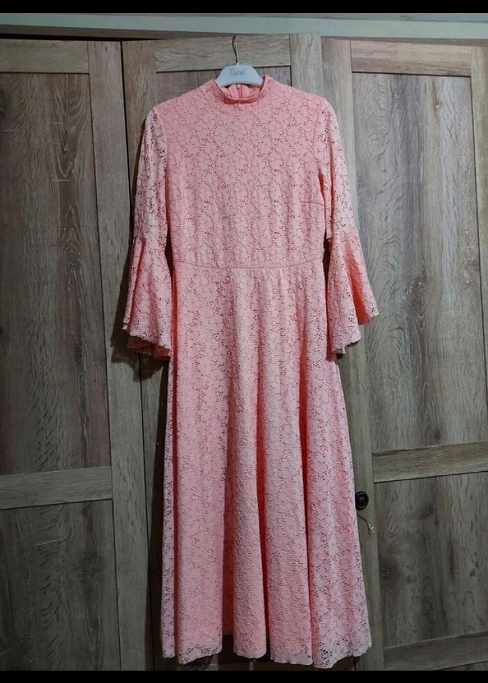 Dantelli elbise  - Görsel 3