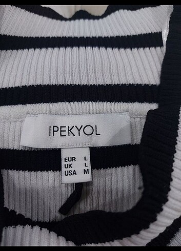 l Beden siyah Renk İpekyol bluz