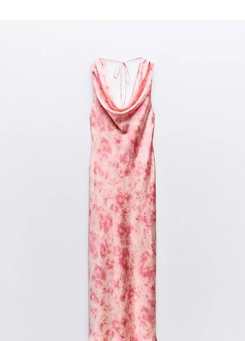 Zara Zara saten elbise