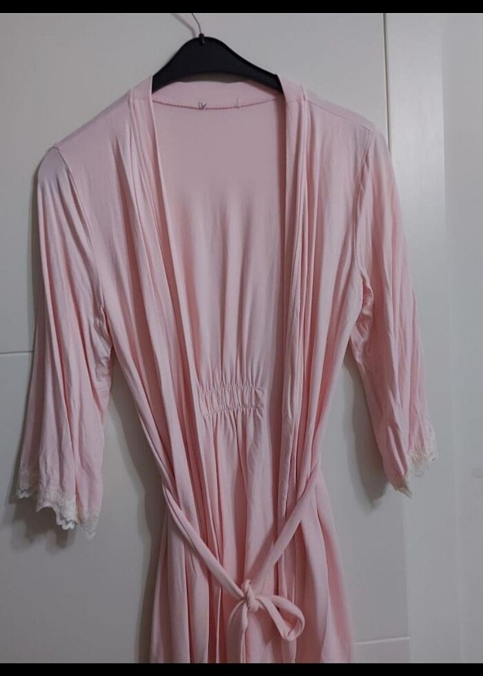 Likralı sabahlık - Görsel 4